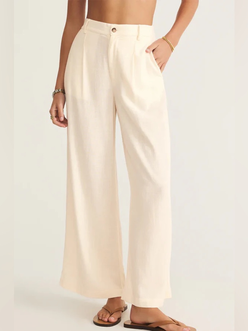 Z SUPPLY Vista Pant In Sea Salt NWT